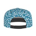 thumbnail image 4 of Fotbe Beautiful Floral Flat Bill Visor Cap Classic Snapback Hat Polyester Foam Trucker Hat Trucker Cap Adjustable Baseball Cap, 4 of 9