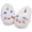 White, variant on Cute Monster Fuzzy Women's Slippers Winter Fluffy Open Toe Slip On Plush Bedroom Shoes Indoor