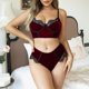 thumbnail image 5 of Gibobby Lencería mujer erótica Lencería Sexy para Mujer Baby Doll Mujer Sexy Color Negro Mono Sensual y Elegante Fina Lenceria para Dama(Rojo, CH), 5 of 5