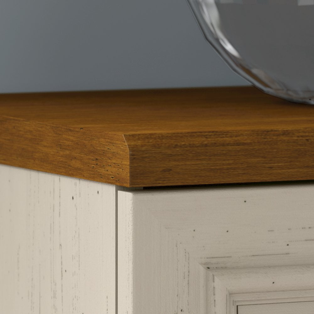 Fairview 2 Drawer Lateral File Cabinet in Antique White - Engineered Wood