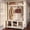 White, variant on OMCHOM Hall Tree with Bench and Shoe Storage, 71" Farmhouse 4-in-1 Mudroom Storage Organizer with Coat Rack, 4 Shoe Cubbies, Storage Shelf for Entryway, Hallway, Living Room(Black)