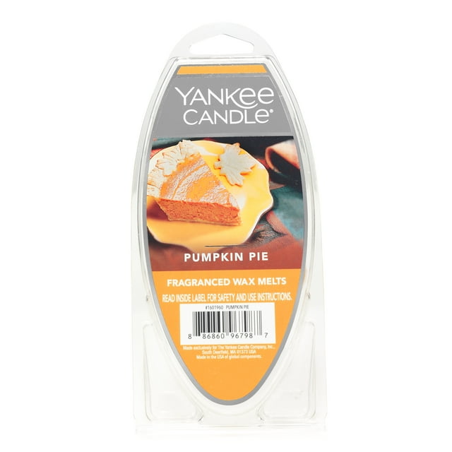 Yankee Candle Fondants de Cire Tarte à la Citrouille, 6 Unités