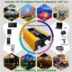 thumbnail image 3 of inversor de corriente para coche Inversor De Corriente De 110V / 220V Y Fuente De Alimentación De 2 Pinzas De Batería Amarillo 110V B Amarillo 110V B Magideal inversor de corriente para coche, 3 of 6