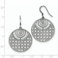thumbnail image 2 of Sterling Silver Ruthenium-plated Shepherd Hook Earrings, 2 of 2