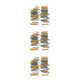 thumbnail image 4 of Toystoory 300 Pieces Metal Film Resistors Electric DIY Resistor Device Part Replacement Kit Resistance 0.25W Material Accessories Type1 NO1, 4 of 6