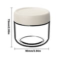 thumbnail image 2 of Glass Mason Jars for Overnight Oats with Lids in Vibrant Colors Storage Stackable Yogurt Containers Sealed Jars 300ml,6 x Glass Mason Jars for Overnight Oats(300ml), 2 of 8