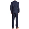 thumbnail image 2 of Mens Side Vent 2-piece Night Blue Linen Modern Fit Suit DTI, 2 of 5