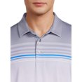 thumbnail image 5 of Ben Hogan Men's & Big Men's Ombre Stripe Polo Shirt, Sizes S-5XL, 5 of 5