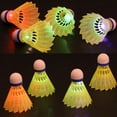 thumbnail image 4 of MasteelfCA 4Pcs Luminous LED Badminton Durable Nylon Shuttlecocks Lighting Shuttlecock for Indoor Outdoor Sports (Random Color), 4 of 9