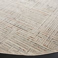 thumbnail image 3 of Safavieh Harlow Dacre Distressed Polyester Area Rug, Ivory Gray/Rust, 6'3" x 6'3" Round, 3 of 11