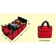 thumbnail image 4 of Organizador de tela Oxford plegable, resistente y multifunción para automóvil para viajes, vacaciones y campamentos (rojo), 4 of 4