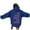 Dark Blue, variant on Hpapadks Hoodies for Women Word Graphic Print Vintage Trendy Preppy Long Sleeve Hooded Women's Sweatshirt Dark Blue L