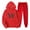 Red, variant on Ediodpoh Men's Suits Men's W Print Track and Field Suit 2 Piece Hooded Sports Casual Running Jogging Set Sweat Suits Men Red XXXL