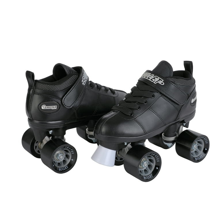 Chicago Mens' Bullet Speed Skates Black Classic Quad Roller