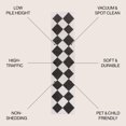 thumbnail image 3 of JONATHAN Y ATHENS 2 x 8 Runner Rug, Draper Geometric Diamond Pattern - White/Charcoal, ATH100A-28, 3 of 6