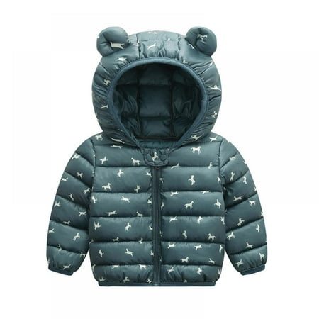 

Winter Coats for Kids with Hoods (Padded) Light Puffer Jacket for Baby Boys Girls Infants Toddlers…
