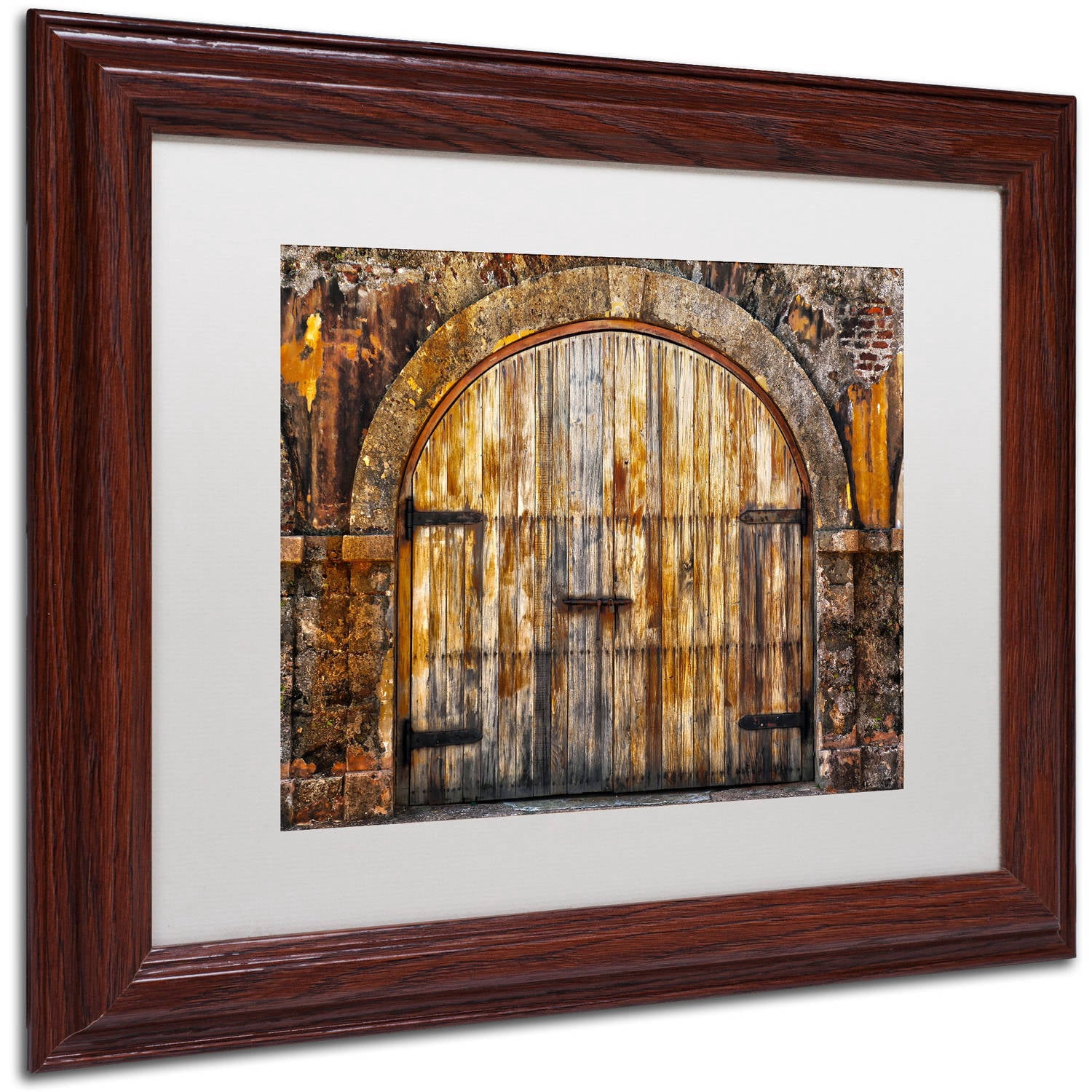 Trademark Fine Art "Castillo de San Felipe del Morro 16" Canvas Art by CATeyes, White Matte, Wood Frame