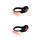 thumbnail image 1 of Soidarity 2 uds Clip luminoso para zapatos novedad juguetes intermitentes para niños adultos bicicleta al aire libre noche LED correr deportes al aire Concha negra clara roja 2piezas Soidarity CBP013393, 1 of 5