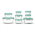 thumbnail image 1 of Set de contenedores OXO Good Grips Glass Smart Seal, 16 piezas, 1 of 6