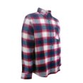 thumbnail image 4 of Camisa George Talla CH Manga Larga de Franela con Cuadros Blanco Azul y Rojo, 4 of 4