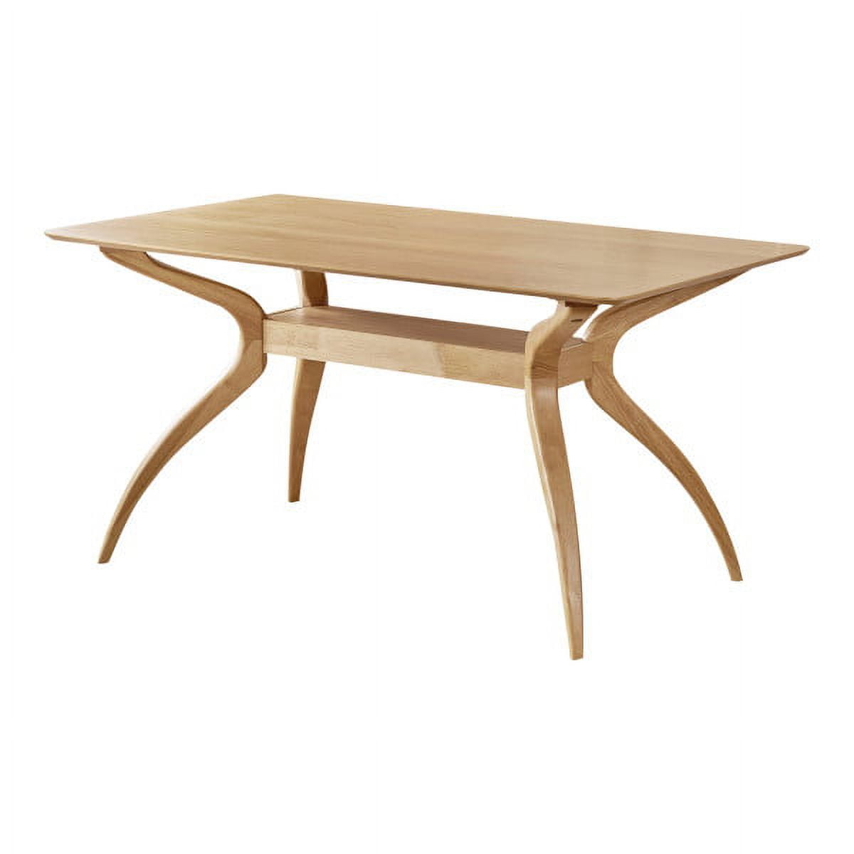 Bellamy Studios Nollman Indoor Dining Table, Natural Oak
