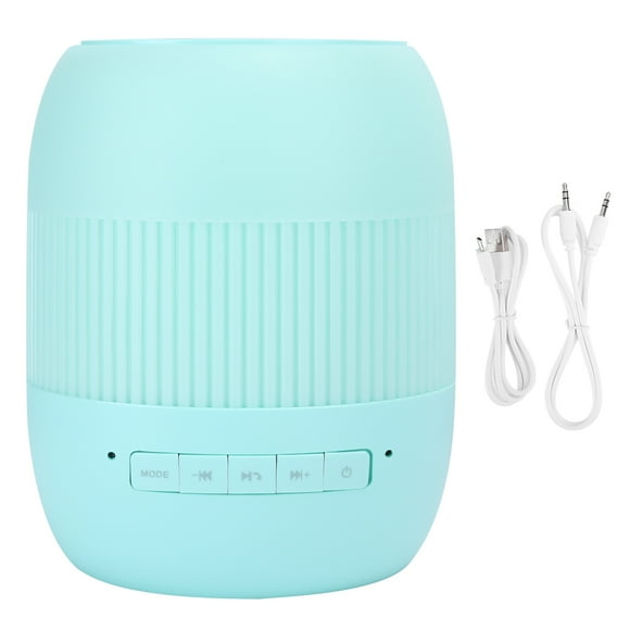 Portable Bluetooth Speaker Hifi Stereo Sound Noise Reduction Bass Subwoofer with Desk LampGreen