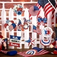 thumbnail image 6 of JHyouerji 12 Pcs 4th of July Ornaments Patriotic Wooden Tree Hanging Ornaments for Memorial Day Red White Blue Independence Day 250th Anniversary Decor, 6 of 6
