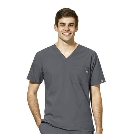 

WonderWink W123 6355-Men s V-Neck Scrub Top