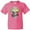 Neon Pink, variant on Inktastic He Is Risen Floral Print Cross with Beautiful Flowers Youth T-Shirt