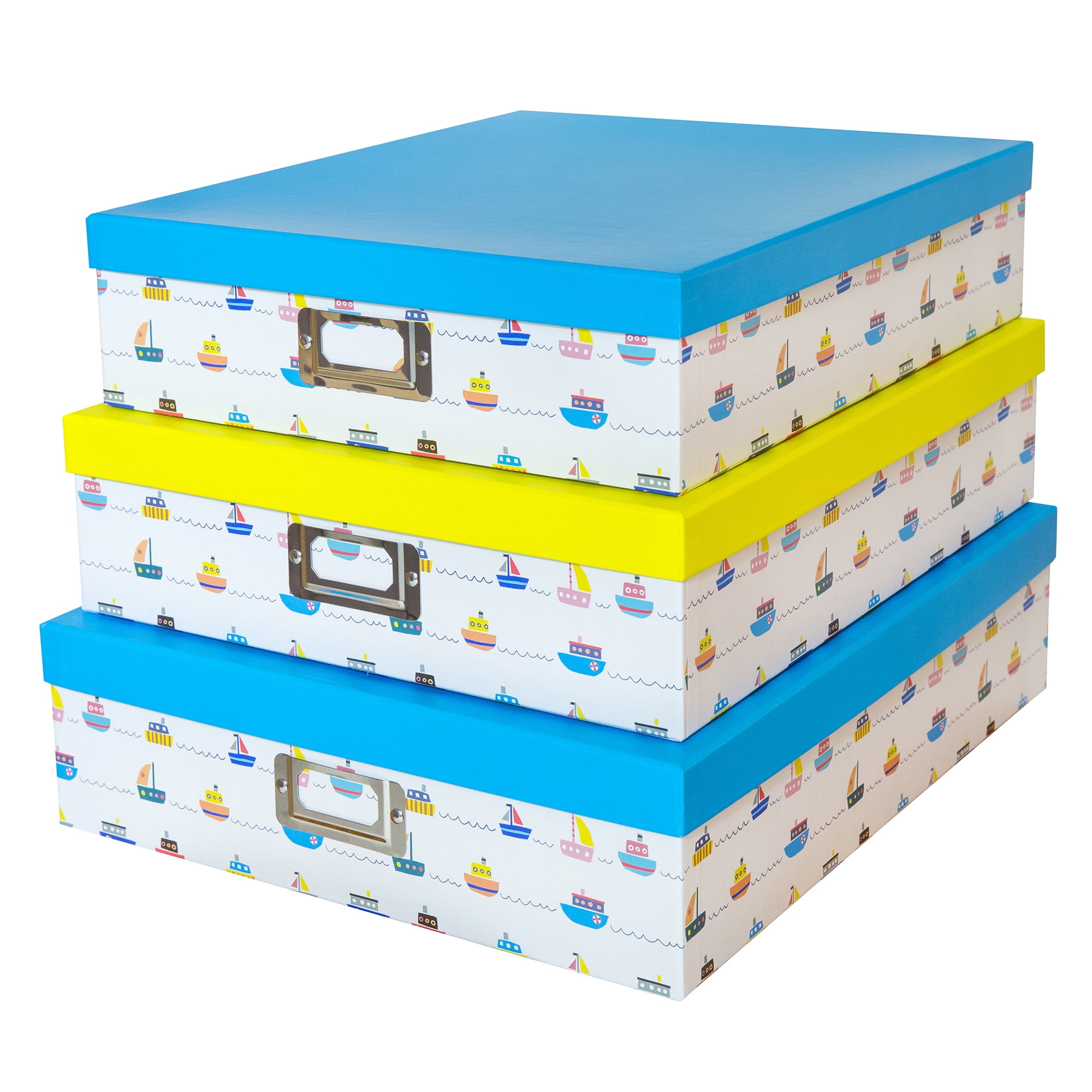 Soul & Lane Decorative Storage Cardboard Boxes for Kids | Ship Ahoy