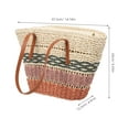thumbnail image 2 of Masteelf  Beach Shoulder Bag Hawaiian Straw Woven Travel Miss, 2 of 7