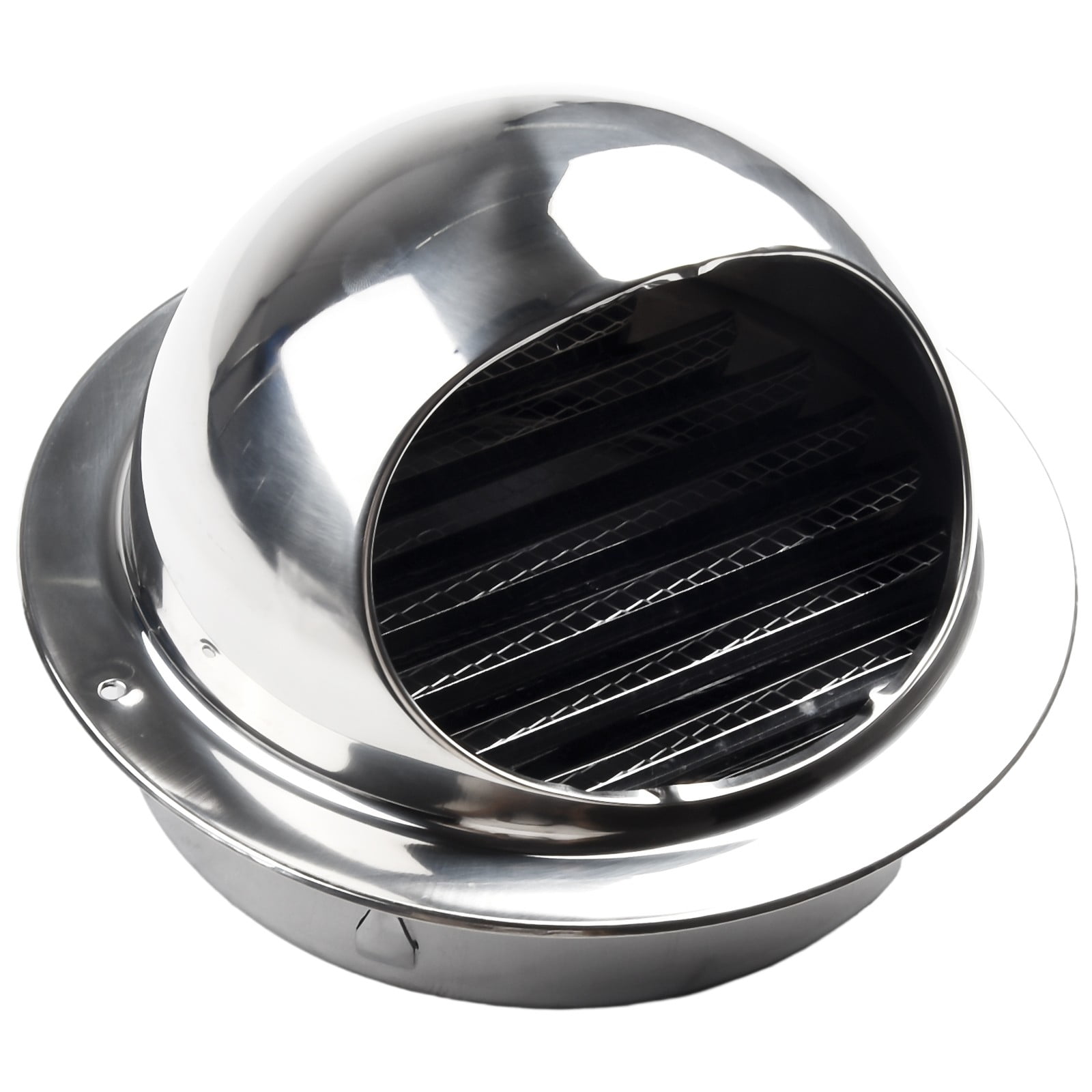 Ana 75mm-200mm Stainless-Steel Wall Ceiling Air Vent Ducting Ventilation Exhaust Grille Cover Outlet Heating Cooling Accessories Home Decor