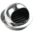 thumbnail image 4 of Stainless Steel Exterior Wall Air Outlet Grille Round Heating Cooling Vent Cover, 4 of 9