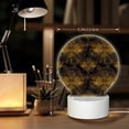 thumbnail image 6 of Naloa Gold Dragonfly Mandala Acrylic LED Night Light Custom LED Lights Personalized Nightlight Customized Gifts for Family Couples Friends, 6 of 9