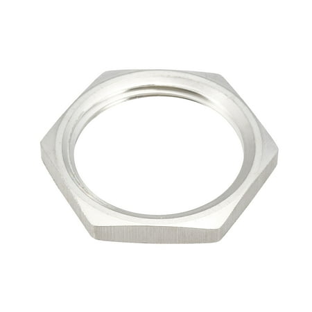 

Pipe Fitting Hex Locknut SUS304 Stainless Steel G1 Female Threaded 3 Pcs