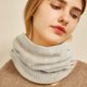 thumbnail image 2 of Paquete de 2 bufandas unisex con lazo de invierno, bufanda de punto, bufanda de tubo para caminar, correr, esquí, uso diario al aire libre, mujeres y hombres, 2 of 7