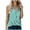 Blue, variant on Viikei Tank Top for Women Sleeveless Tops Plus Size Fashion Woman Causal V-Neck Printing Blouse Sleeveless T-Shirt Summer Tops