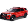 thumbnail image 2 of Modelo de coche fundido a presión Motormax 2022 Police Interceptor 1/24, 2 of 2