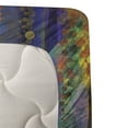 thumbnail image 3 of Ambesonne Abstract Fitted & Top Sheet Set with Shams, Spring Flowers, Green Yellow, 3 of 4