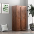 thumbnail image 3 of Leumius 63" Tall Kitchen Pantry Cabinet,Freestanding Buffet Cupboards Sideboard with Doors & Shelves,Kitchen Pantry Storage Cabinet for Kitchen,Living Room,Walnut, 3 of 8
