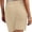 Khaki, variant on Womens Bermuda Shorts High Waisted Straight Leg Office Polyester Short,Black Size L