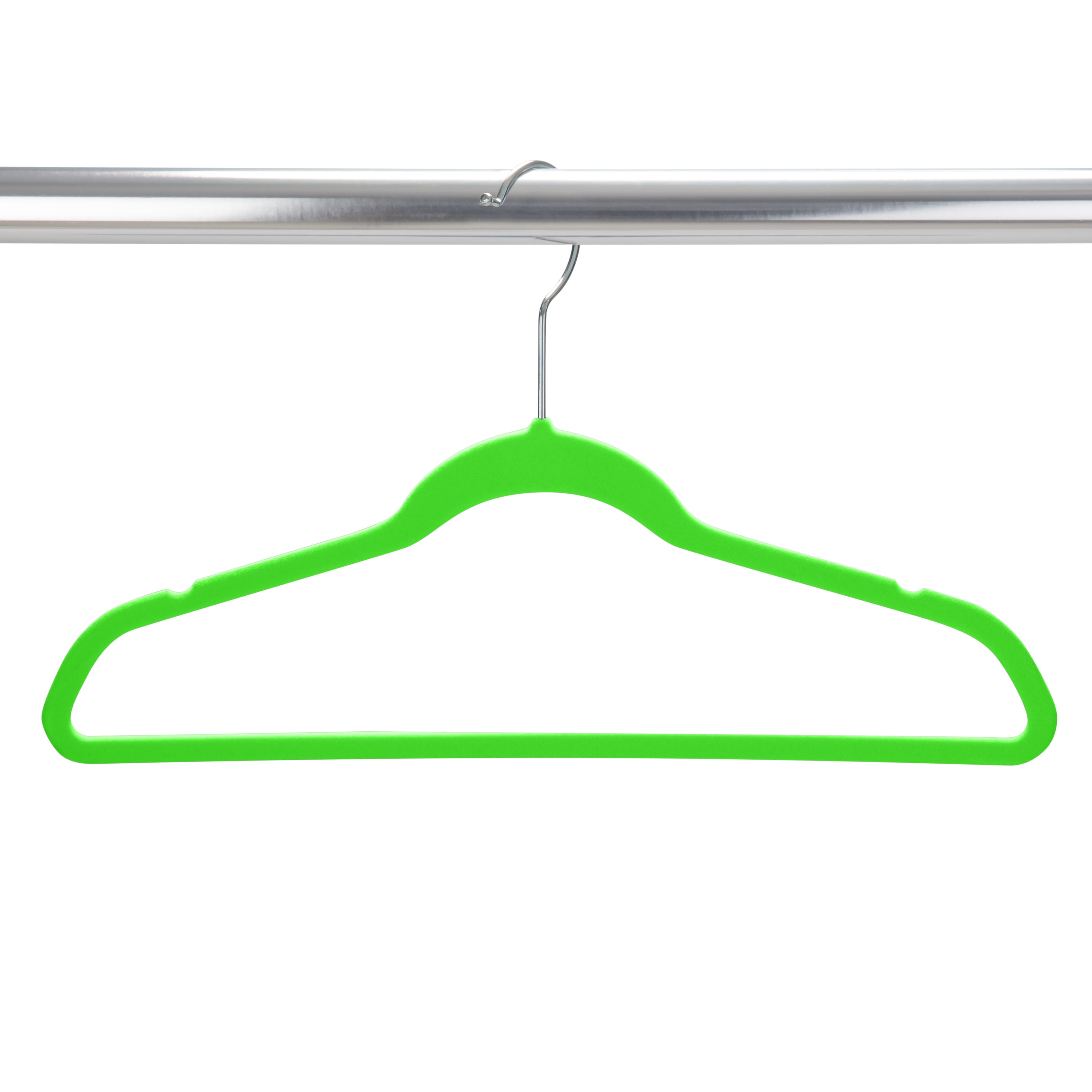 Simplify Kids Velvet Shirt Hangers, 25 Pack