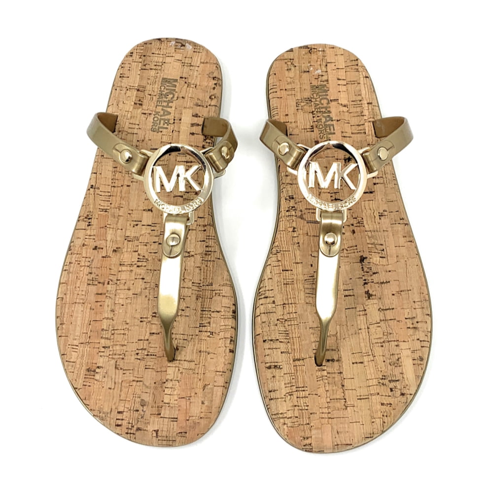 MICHAEL Michael Kors SUMMER SANDAL Gold  Fast delivery  Spartoo Europe    Shoes Mules Women 16500 