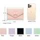 thumbnail image 3 of Monedero con lazo bonito, monedero pequeño con dos pliegues, bolsillo para efectivo, tarjetero, monedero con ventana de identificación para mujeres y niñas (rosa) oso de fresa Electrónica, 3 of 5