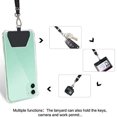 thumbnail image 2 of WWS-Phone Lanyard, Universal Cell Phone Lanyard with Adjustable Nylon Neck Strap, Phone Tether Safety Strap Compatible with Most Smartphones with Full Coverage Case (Black), 2 of 4