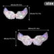 thumbnail image 4 of Multicolor Light Up Angel Wings and Halo with LED Lights,Wings Costume for Adult Kids,80*40cm,White, 4 of 5