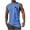 Blue, variant on Mens Tank Tops Muscle Sleeveless T Shirts Summer Casual Slim Fit Tanks