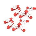 thumbnail image 2 of Clothes Clips, Mini Clothespins 100pcs Hanging Clothes Pins Composite Wood Clothes Pins  For Handicrafts, 2 of 8