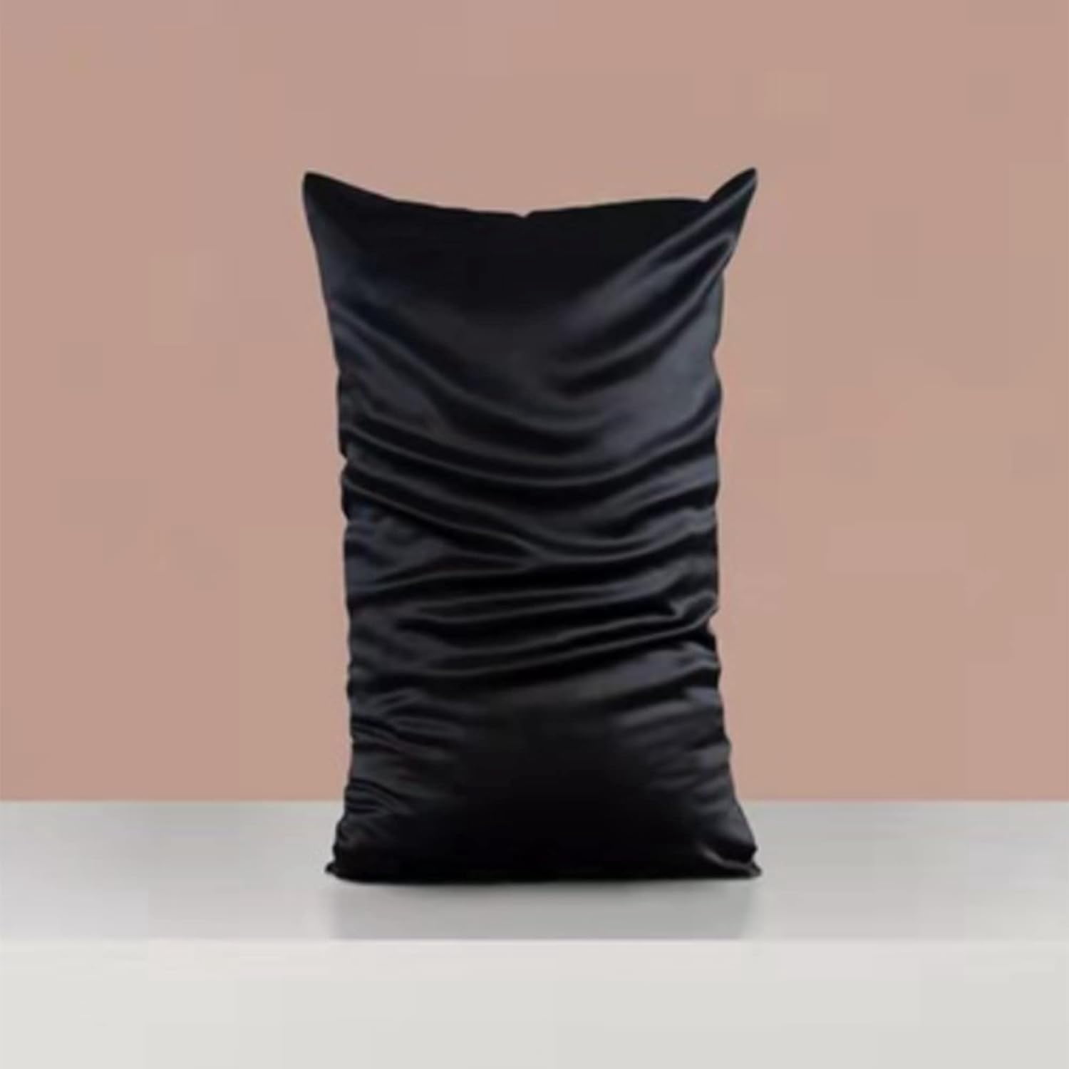 19 Momme Mulberry Silk Pillow Cases for Hair and Skin Made in USA- White Silk Pillowcase-16A Grade Real Silk, Anti Acne Pillowcase, Zipper Closure, Anti Wrinkle, Anti Aging