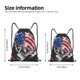 thumbnail image 2 of Fotbe Largemouth Bass Fish in USA Bolsa Mochila con Cordón Estampada, Bolsa de Gimnasio Deportiva, Bolsa Cinch, Bolsa con Cordón para Hombres y Mujeres-Small, 2 of 6